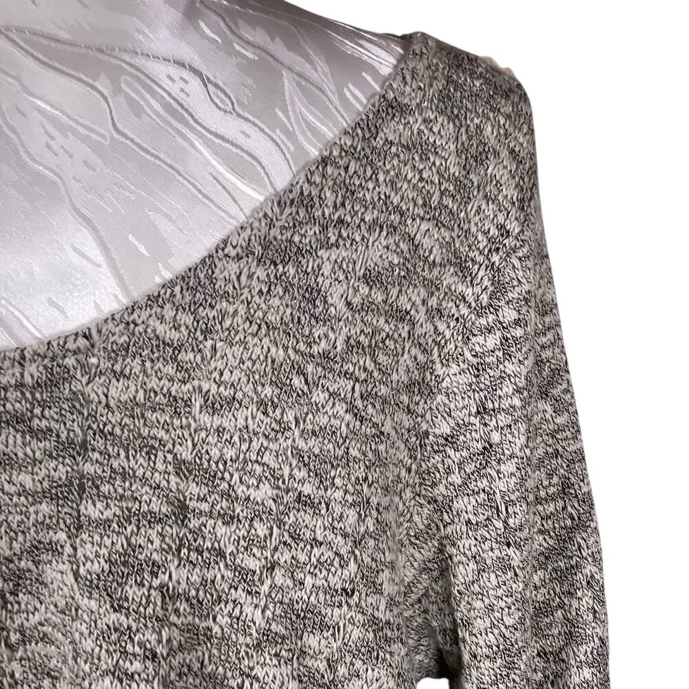 NWT Sage Boho Open Lace Front Ruffle Peasant Coquette Cream Gray Top Size Small - Picture 12 of 16